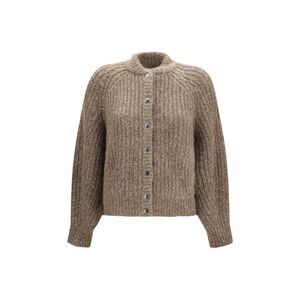 Brunello Cucinelli Brown Cashmere Women's Cardigan
